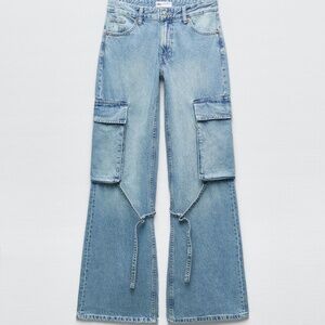 Zara Belt Loop Cargo Jeans